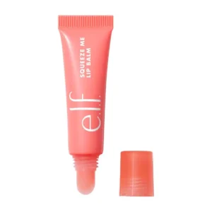 e.l.f. Squeeze Me Lip Balm, Moisturizing Lip Balm For A Sheer Tint Of Color, Infused With Hyaluronic Acid, Vegan & Cruelty-free, Strawberry