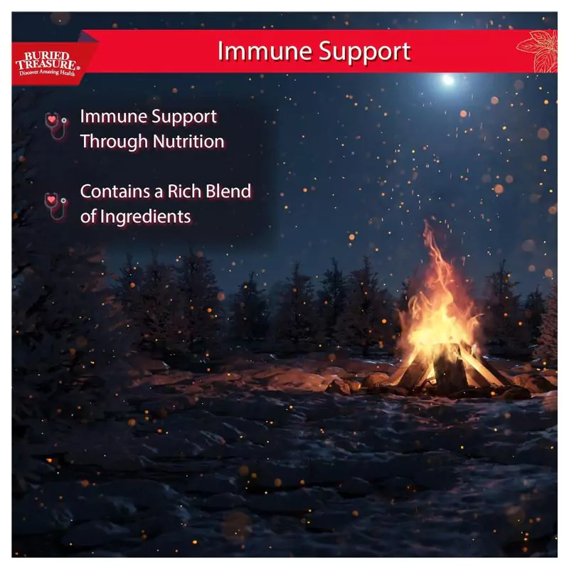 Buried Treasure ACF Extra Strength Immune Support - 16 oz, 16 Servings, Liquid Dietary Immunity Boost w/ Elderberry, Vitamin C & Zinc, Herbal Formula - Image 3