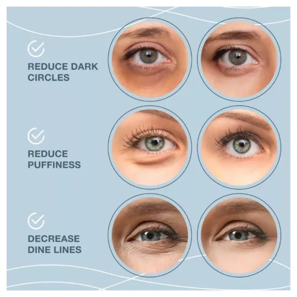 Under Eye Patches for Puffy Eyes and Dark Circles – 24k Gold Under Eye Mask Patches for Puffiness, Beauty & Personal Care Products – Under Eye Masks 20 Pairs Gold Under Eye Patches for Puffy Eyes - Image 4